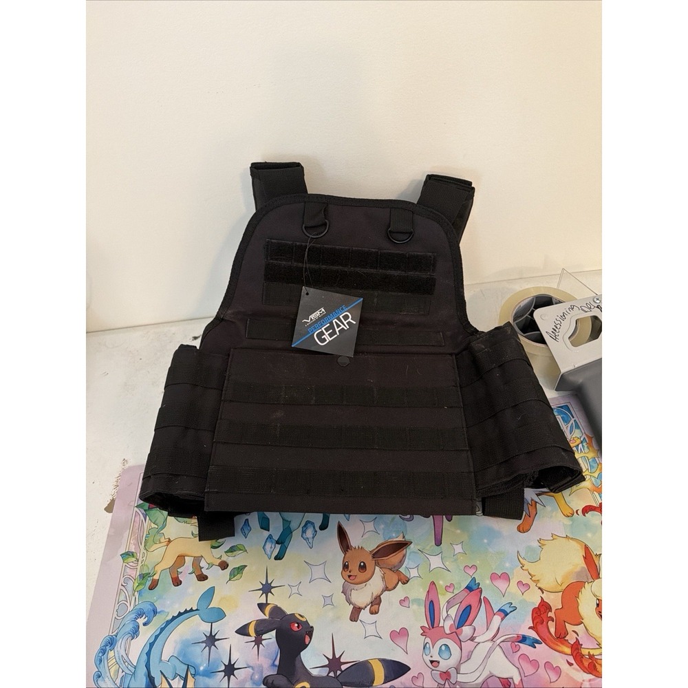 Vism NcSTAR Performance Plate Carrier Vest Black CVPCV2924B Tactical Gear L XL